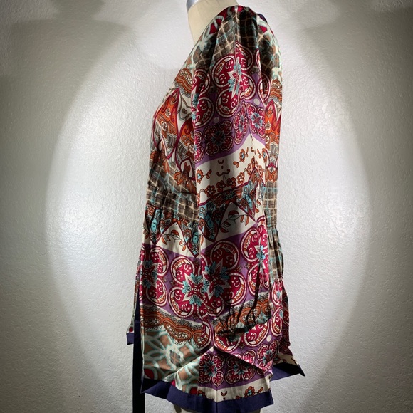 Johnny Was Britton tie tunic size S NWT - Picture 3 of 5